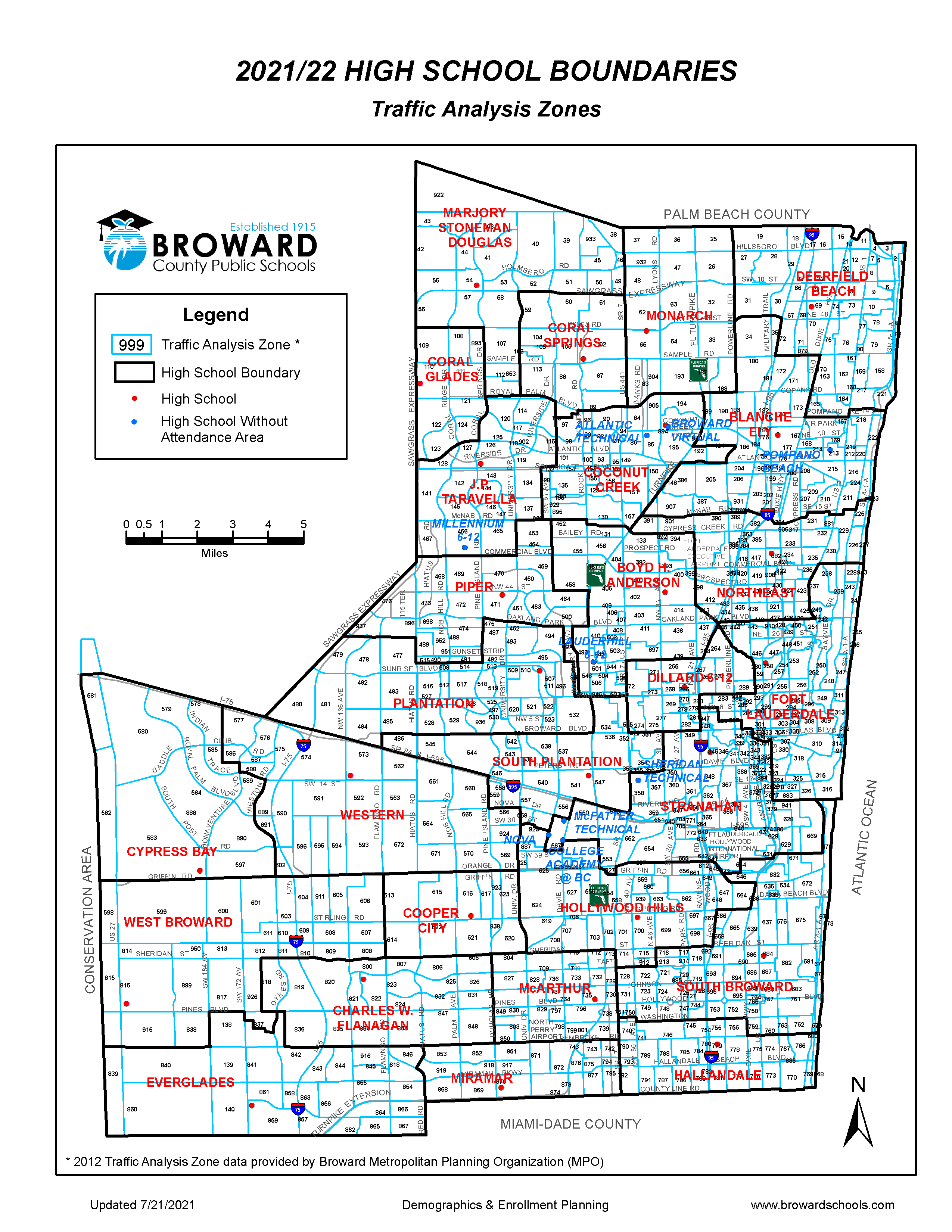 High School Boundary Map image 
